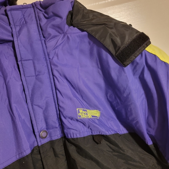 Vintage 90s St. Moritz ski jacket colorblock color block - Picture 2 of 7